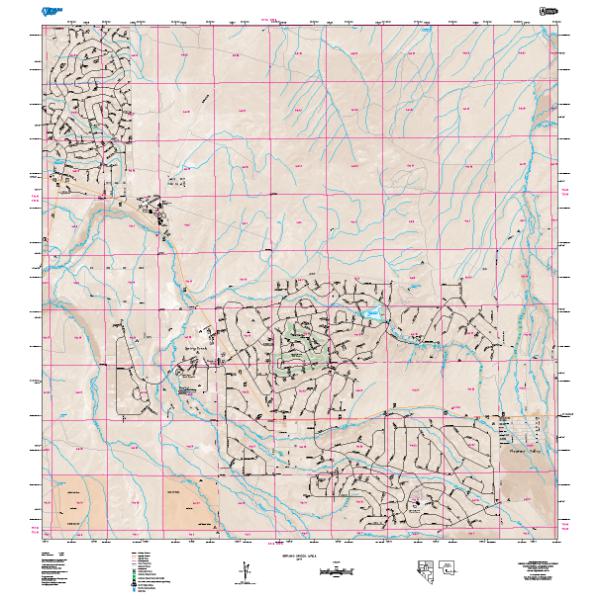 Spring Creek Nevada Map Spring Creek Area Map - Nevada Department Of Transportation - Avenza Maps